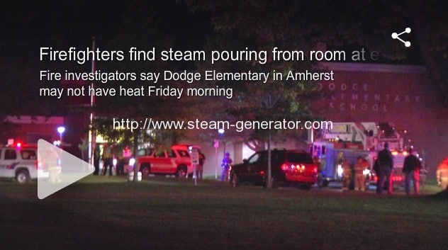 Firefighters find steam pouring from room at elementary school